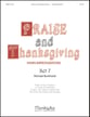 Praise and Thanksgiving Set 7 Organ sheet music cover